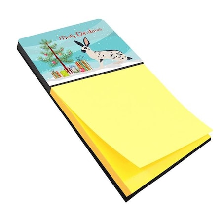 Carolines Treasures Carolines Treasures BB9328SN English Spot Rabbit Christmas Sticky Note Holder BB9328SN